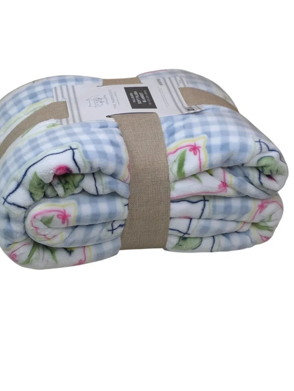 The Farmhouse By Rachel Ashwell Full/Queen Soft Plush Blanket 90